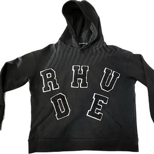 Vintage RHUDE black hoodie.